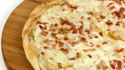Flammenküche ou tarte flambée d'Alsace