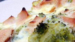 Flan brocoli-jambon