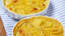 Flan de pommes de terre au thon