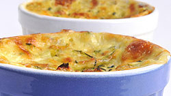 Flan au thon et aux courgettes