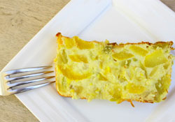 Flan à la courgette