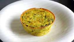 Flan courgettes-champignons