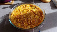 Flognarde aux pommes et à la cannelle