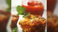 Frittata courgettes-menthe
