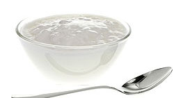 Fromage blanc aux raisins secs