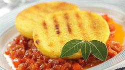Galettes de polenta au persil 