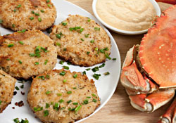 Gâteau de crabe