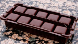 Glaçons pomme-banane-chocolat