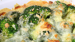 Gratin de brocoli au blé