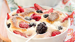 Gratin de fruits rouges