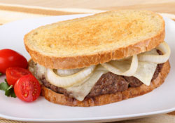 Hamburger maison au pain complet