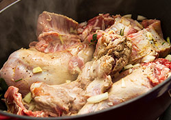 Lapin à la cocotte