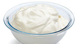 Mousse au fromage blanc vanillé