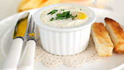 Oeufs cocotte aux fines herbes