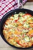 Omelette aux 3 légumes