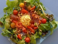 Salade ensoleillée