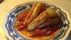 Poivrons farcis à la hongroise