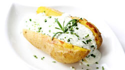 Pommes de terre au fromage blanc