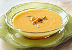 Potage aux légumes d'automne