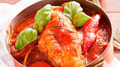 Poulet basquaise