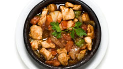 Poulet Madras et ses petits légumes 