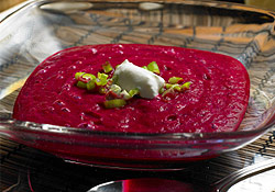 Purée de betteraves