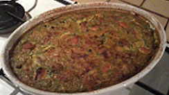 Quiche sans pâte aux moules