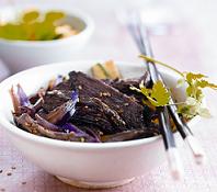Rumsteck grillé au sésame