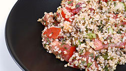 Salade de boulghour au saumon fumé
