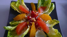 Salade de crabe aux agrumes